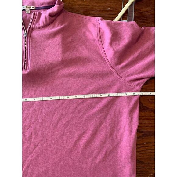 Peter Millar 1/4 Zip Pullover Pink Purple Long Sleeve Golf XXL - Picture 5 of 5